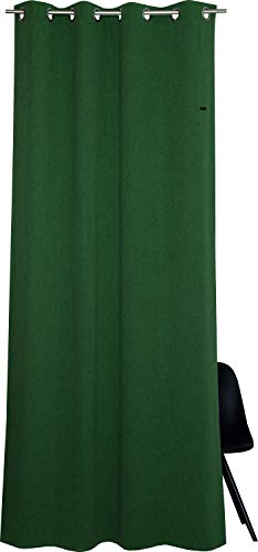 ESPRIT Ösen Vorhang grün Blickdicht • Gardinen Vorhang 2er Set • Ösenschal 140 x 250 cm Harp • 100% Polyester von ESPRIT