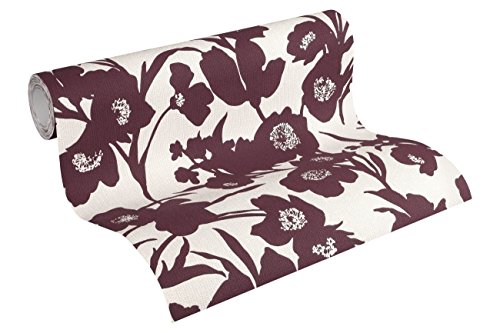 Esprit Vliestapete Fall in Love Tapete mit Blumen floral 10,05 m x 0,53 m beige creme rot Made in Germany 327513 32751-3 von A.S. Création