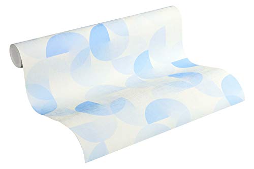 Esprit Vliestapete Morning Blush Tapete geometrisch grafisch 10,05 m x 0,53 m blau Made in Germany 365242 36524-2 von ESPRIT