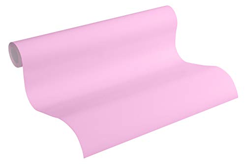 Esprit Vliestapete Tapete Uni 10,05 m x 0,53 m rosa Made in Germany 366773 36677-3 von ESPRIT