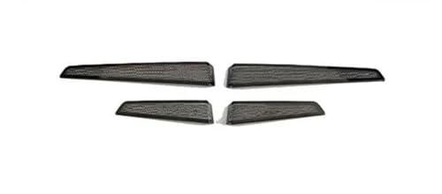 ESPYN Interieur Zubehör Für A3 8Y 2021 2022 Innen Edelstahl Dashboard Fenster Säule EINE Audio Sound Lautsprecher Panel Abdeckung Trim LuftauslassDekoration Streifen (Color : Shape D) von ESPYN