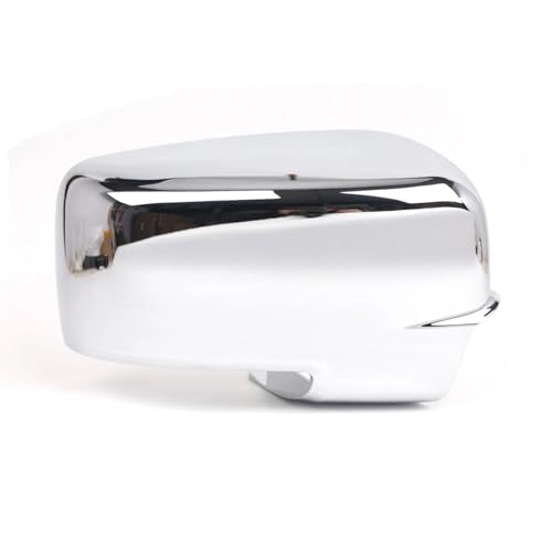 ESPYN Spiegelkappen Für Dodge Für Ram 1500 2009-2012 68231243AA 68231242AM Links Rechts Auto Hinten Spiegel Abdeckung Shell Cap Gehäuse Rückspiegelkappe(Color:Silver Pair Chrome) von ESPYN
