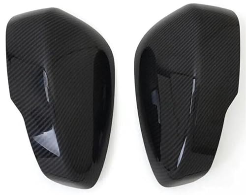 ESPYN Spiegelkappen Für Mitsubishi Für Eclipse Für Cross 2018-2022 Rück Seite Spiegel Abdeckung Rückansicht Fall Trim Carbon Look Rückspiegelkappe (Color : Kohlenstoff) von ESPYN
