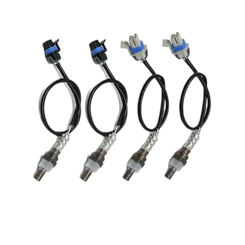 Sauerstoff-O2-Sensor 4 Stück Sauerstoff Sensor Für Chevrolet Express 3500 V8 6,0 L 2004 2005 2006 Vorne Upstream Downstream von ESPYN