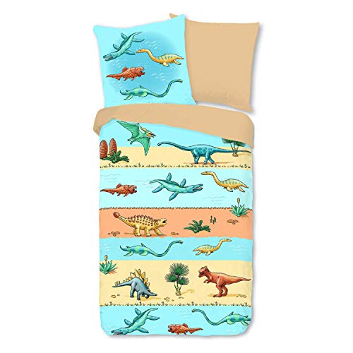 ESPiCO Bettwäsche Sleep and Dream Dino Urzeit Bunt Dinosaurier Reptilien T-Rex Tiermotiv Kinder Renforcé, Größe:135 cm x 200 cm ESPiCO Bettwäsche Sleep and Dream Dino Urzeit Bunt Dinosaurier Reptilien T-Rex Tiermotiv Kinder Renforcé, Größe:135 cm x 200 cm von ESPiCO