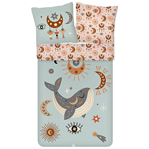 ESPiCO Bettwäsche Trendy Bedding Zauberei Bunt Magic Traumfänger Mond Wal Sonne Magisch Sternzeichen Bunt Renforcé, Größe:135 cm x 200 cm ESPiCO Bettwäsche Trendy Bedding Zauberei Bunt Magic Traumfänger Mond Wal Sonne Magisch Sternzeichen Bunt Renforcé, Größe:135 cm x 200 cm von ESPiCO
