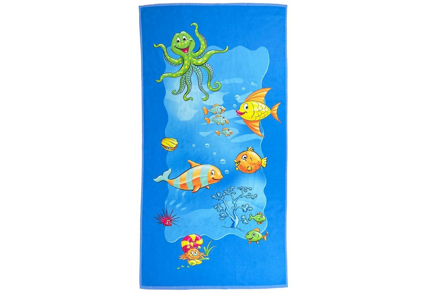 ESPiCO Strandtuch Unterwasserwelt 75x150 cm, Frottee (1-St), Meer, Fische, Krake, Muschel von ESPiCO