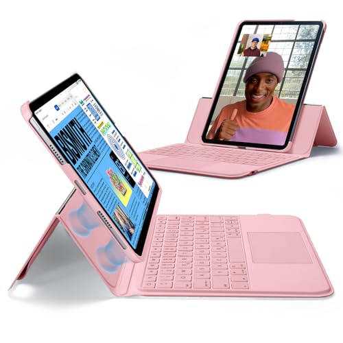 ESR für iPad 11th(A16, 2025)/10 Gen (10,9 Zoll) 2022, Tastatur Hülle mit Trackpad, magnetisch abnehmbare Tastatur mit hintergrundbeleuchteten Tasten, Hoch-/Querformat, Rosa ESR für iPad 11th(A16, 2025)/10 Gen (10,9 Zoll) 2022, Tastatur Hülle mit Trackpad, magnetisch abnehmbare Tastatur mit hintergrundbeleuchteten Tasten, Hoch-/Querformat, Rosa von ESR