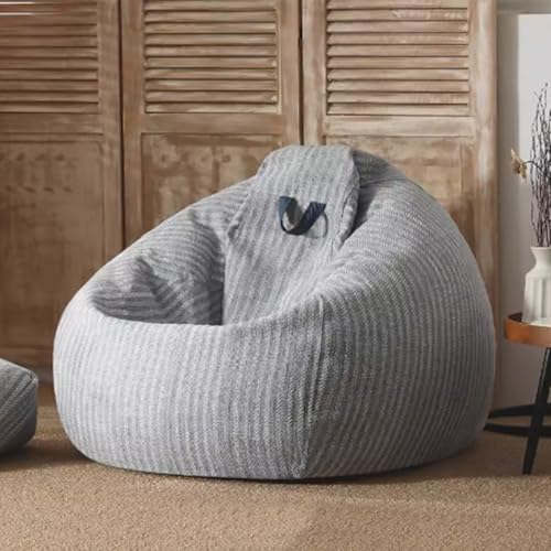ESRADA Sitzsack, Sitzsack, Liege, wasserabweisend, faules Sofa, perfekter Lounge- oder Gaming-Stuhl, für Haus oder Garten, D-120 x 140 cm von ESRADA