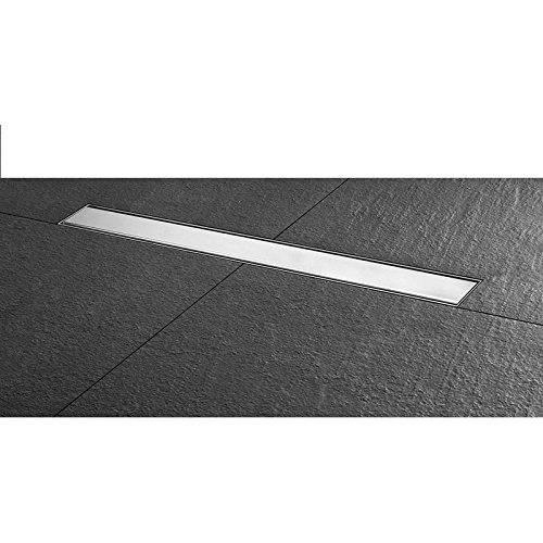 ESS Duschrinne Basic Drain Zero Komplett Set 800mm mit Edelstahlabdeckung von ESS Sanitary Solutions