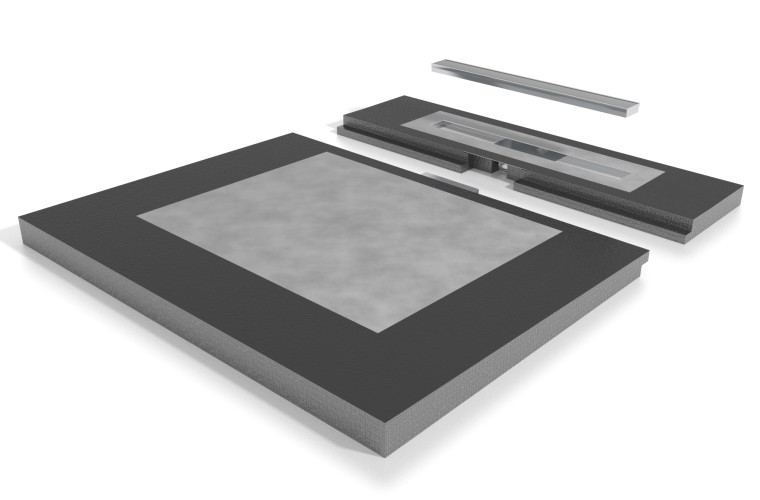 ESS Duschboard Compact Sperrwasserh. 30 mm, 120x110cm, Komplettset, SBCOM-LINE-1 SBCOM-LINE-1 von ESS