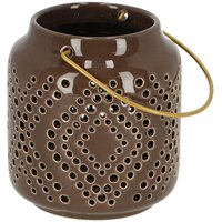 Esschert Design - Desert Dream Windlicht s Braun - Keramik von ESSCHERT DESIGN