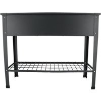 Esschert Design Hochbeet L Anthrazit 100 cm mit 80 Liter Inhalt - Metall von ESSCHERT DESIGN
