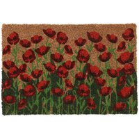 Kokosmatte mit rotem Mohn 60 cm - Esschert Design Kokosmatte mit rotem Mohn 60 cm - Esschert Design von ESSCHERT DESIGN