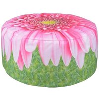 Esschert Design - Outdoor-Pouf mit Deko-Print Gerbera von ESSCHERT DESIGN