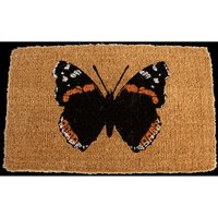 Esschert Design - Fußmatte mit Schmetterlingsdruck - Kokosfaser von ESSCHERT DESIGN