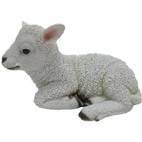 Liegendes Lamm 10,5 cm aus Polyresin - Esschert Design von ESSCHERT DESIGN