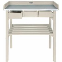 Gartentisch aus Kiefer und Zink von ESSCHERT DESIGN