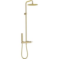 Luisa Duschsäule mechanisch gebürstetes Gold - Or - Essebagno von ESSEBAGNO