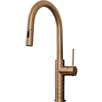 Essebagno - Architek Spültischmischer mit ausziehbarer Handbrause in gebürsteter Kupferoptik Essebagno - Architek Spültischmischer mit ausziehbarer Handbrause in gebürsteter Kupferoptik von ESSEBAGNO