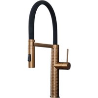 Essebagno - Architek Spültischmischer mit beweglicher Handbrause Kupfer gebürstet Essebagno - Architek Spültischmischer mit beweglicher Handbrause Kupfer gebürstet von ESSEBAGNO