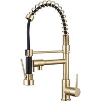 Big Pro Spültischarmatur mit Gold-Duscharmatur - Essebagno Big Pro Spültischarmatur mit Gold-Duscharmatur - Essebagno von ESSEBAGNO