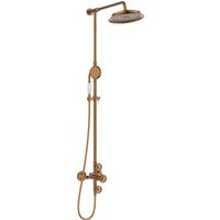 Essebagno - Indus thermostatische duschsäule aus gebürstetem Kupfer Essebagno - Indus thermostatische duschsäule aus gebürstetem Kupfer von ESSEBAGNO