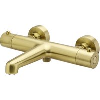 Luisa Thermostat-Badewannenarmatur, gebürstetes Gold - Or - Essebagno von ESSEBAGNO