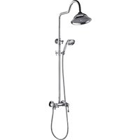 Essebagno Leeds 2 Retro-Duschsäule mit chromierter Oberfläche und mechanischem Mischer von ESSEBAGNO