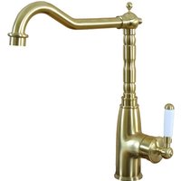 Essebagno - Leeds Spültischmischer in gebürstetem Gold von ESSEBAGNO