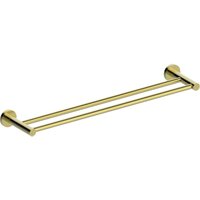 Essebagno - Luisa Handtuchhalter 2 Stangen Edelstahl gold gebürstet von ESSEBAGNO