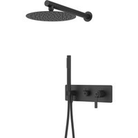 Molette Unterputz-Duschsäule mechanisch mattschwarz - Essebagno von ESSEBAGNO