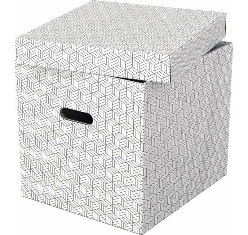 ESSELTE Aufbewahrungsbox 3 Home Aufbewahrungsboxen 33,0 l weiß 32,0 x 36,5 x 31,5 cm von ESSELTE