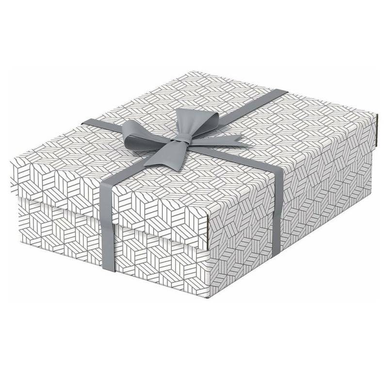 ESSELTE Aufbewahrungsbox 3 Home Aufbewahrungsboxen 8,0 l weiß 26,5 x 36,0 x 10,0 cm von ESSELTE