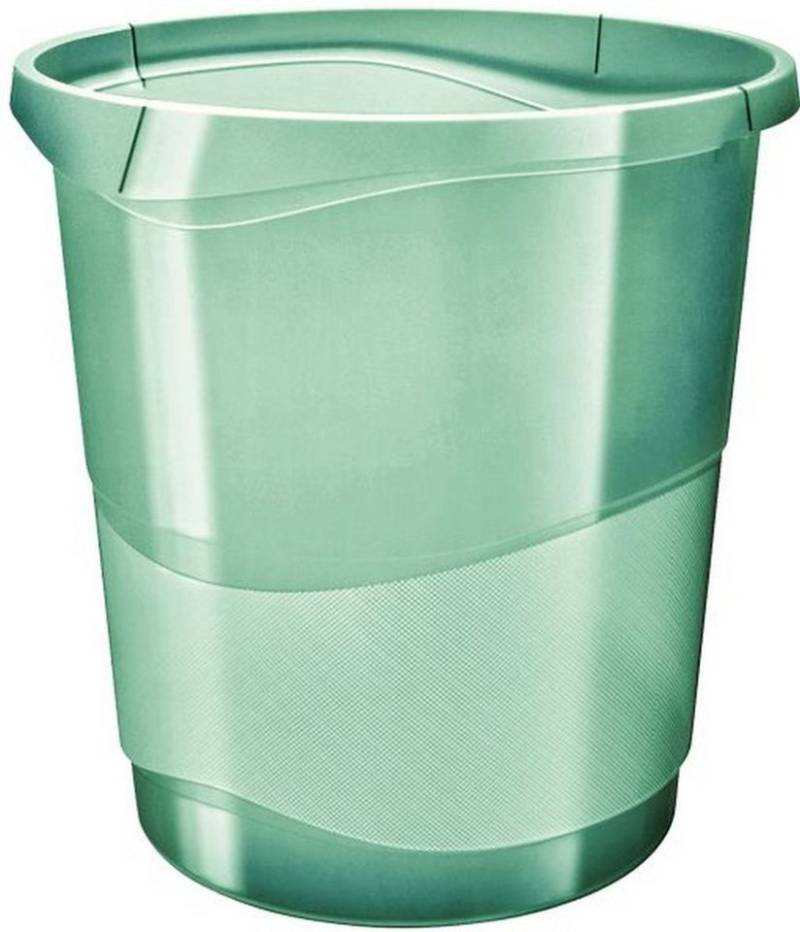 ESSELTE Papierkorb Papierkorb Colour'Ice PP 14l transparent grün von ESSELTE