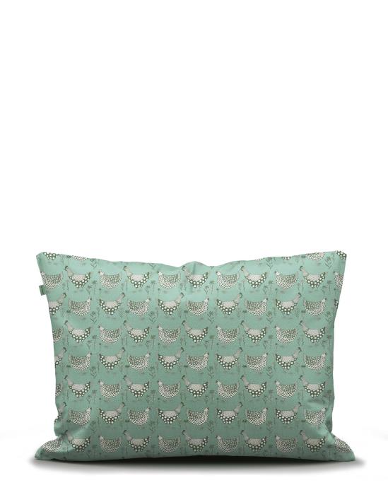 ESSENZA&CO Chicken Run Turquoise Kissenbezug 60 x 70 cm von ESSENZA&CO