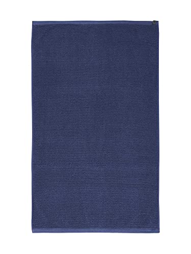ESSENZA Badematte Connect Organic Uni Blau, 60x100 cm - 100% Baumwollfrottier - Uni von ESSENZA
