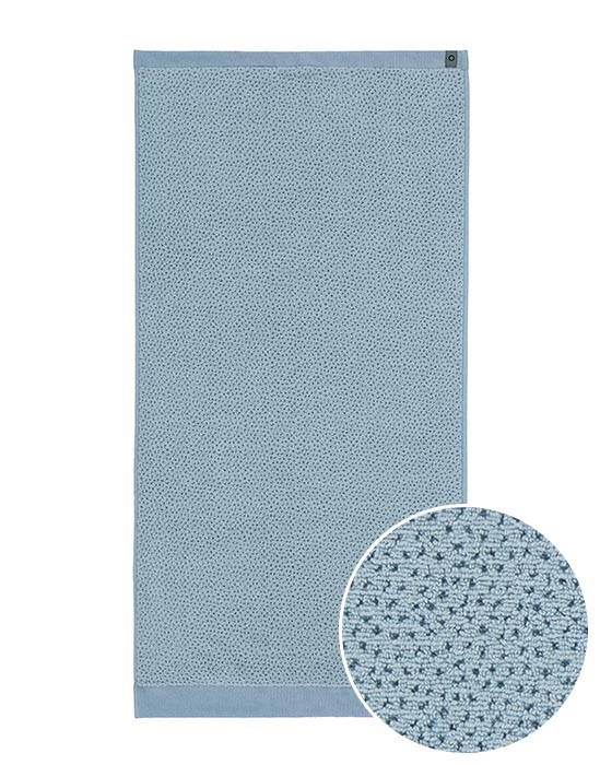 ESSENZA Connect Organic Breeze Blau Handtuch 50 x 100 cm von ESSENZA