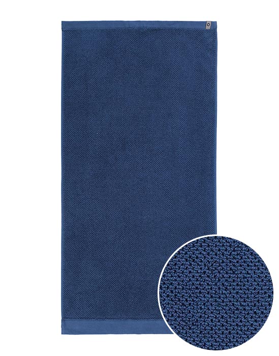 ESSENZA Connect Organic Uni Blau Handtuch 50 x 100 cm von ESSENZA