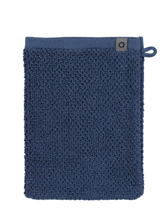 ESSENZA Connect Organic Uni Blau Waschhandschuh 16 x 22 cm von ESSENZA