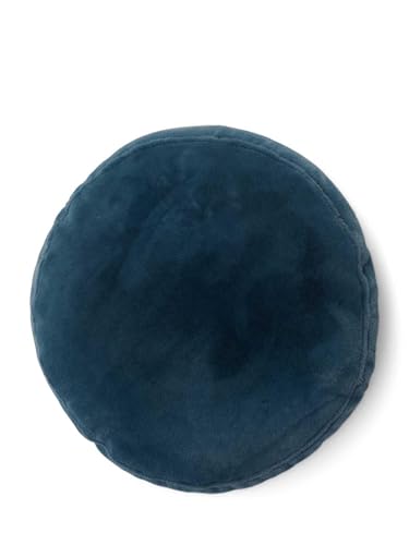 ESSENZA Dekokissen Mads Furry Stormy Grey, Ø 45 cm - 100% Polyester - Uni von ESSENZA