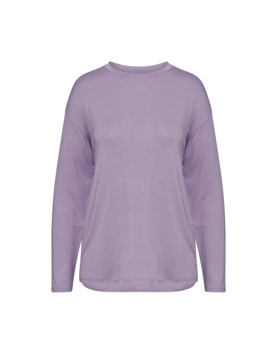 ESSENZA Denna Uni Purple violet Top Langarm S von ESSENZA