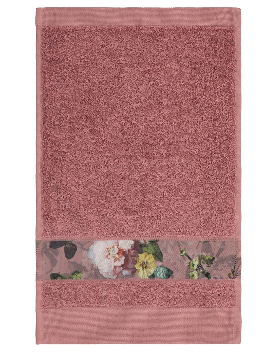 ESSENZA Fleur Dusty Rose Gästetuch 30 x 50 cm von ESSENZA