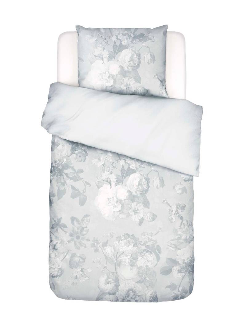 ESSENZA Floor Illusion blue Bettwäsche 135 x 200 cm von ESSENZA