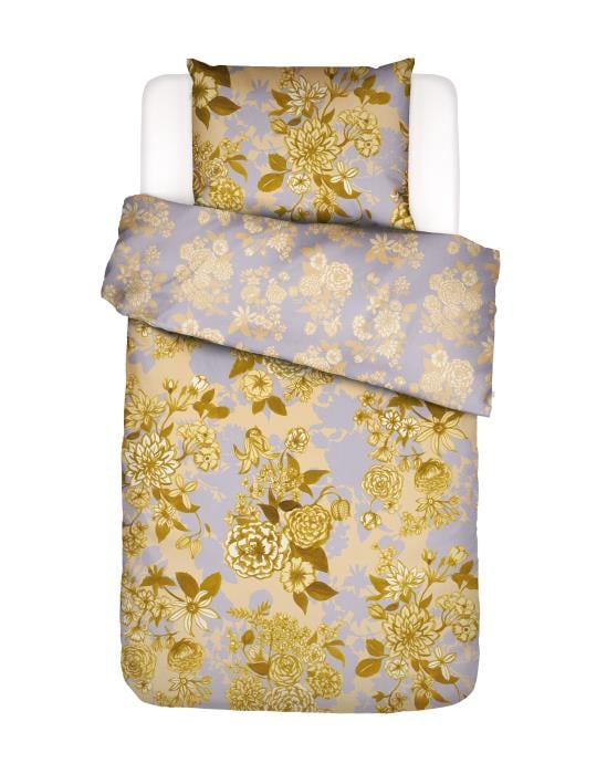 ESSENZA Flore Yellow straw Bettwäsche 135 x 200 cm von ESSENZA