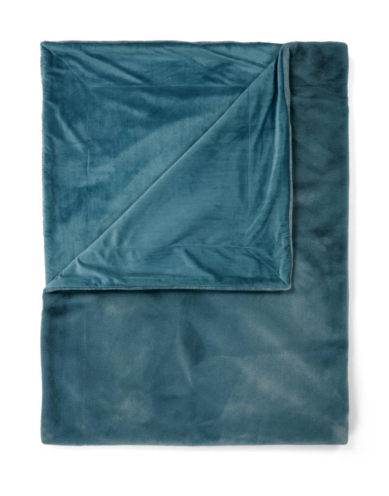 ESSENZA Furry Denim Plaid 150 x 200 cm von ESSENZA