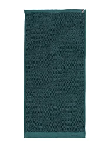 ESSENZA Handtuch Connect Organic Uni Grün, 60x110 cm - 100% Baumwollfrottier - Uni von ESSENZA