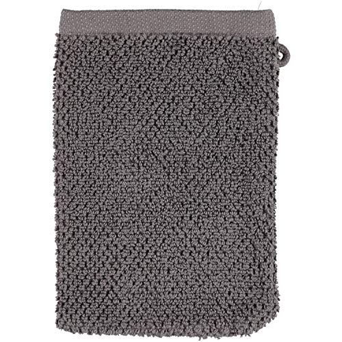 ESSENZA Handtücher Bio Connect Organic Uni Grey Waschhandschuh 16x22 cm, 401064-200-006 von ESSENZA