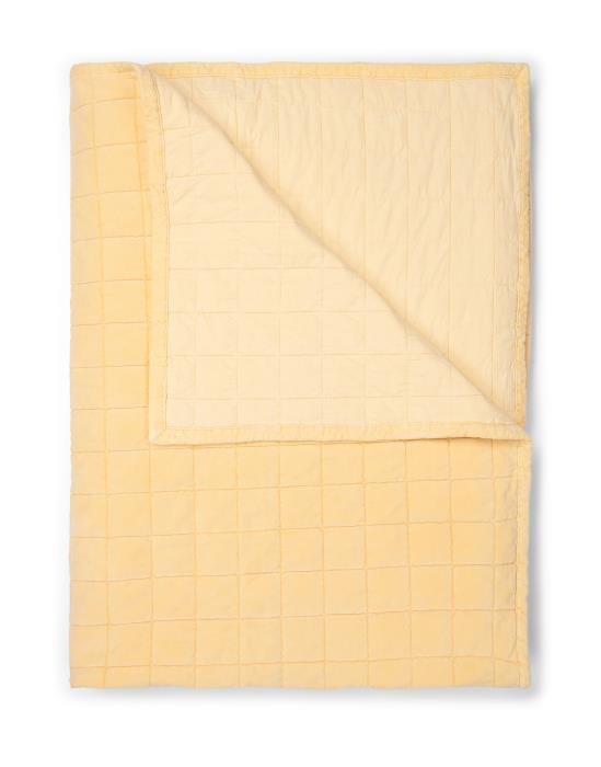 ESSENZA Julia Yellow straw Tagesdecke 220 x 265 cm von ESSENZA