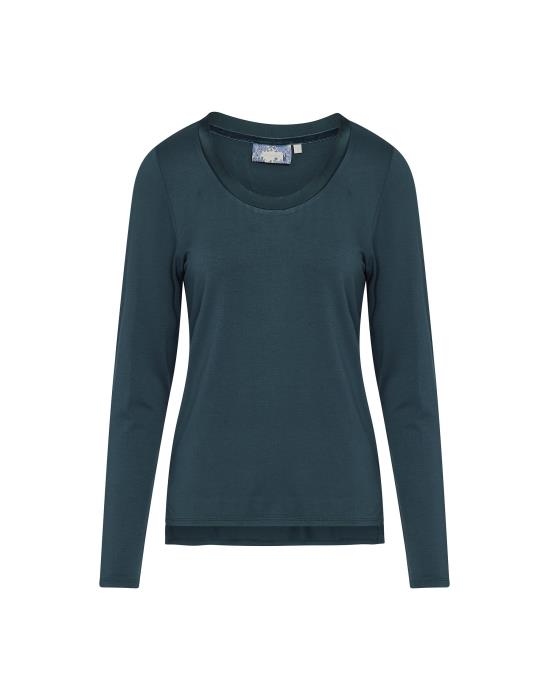 ESSENZA Luyza Uni Deep sea blue Top Langarm L von ESSENZA